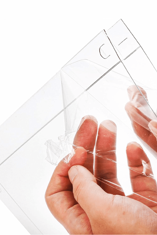 35x35x45 Transparent Square Box With Clear Lid - TEM IMPORTS™
