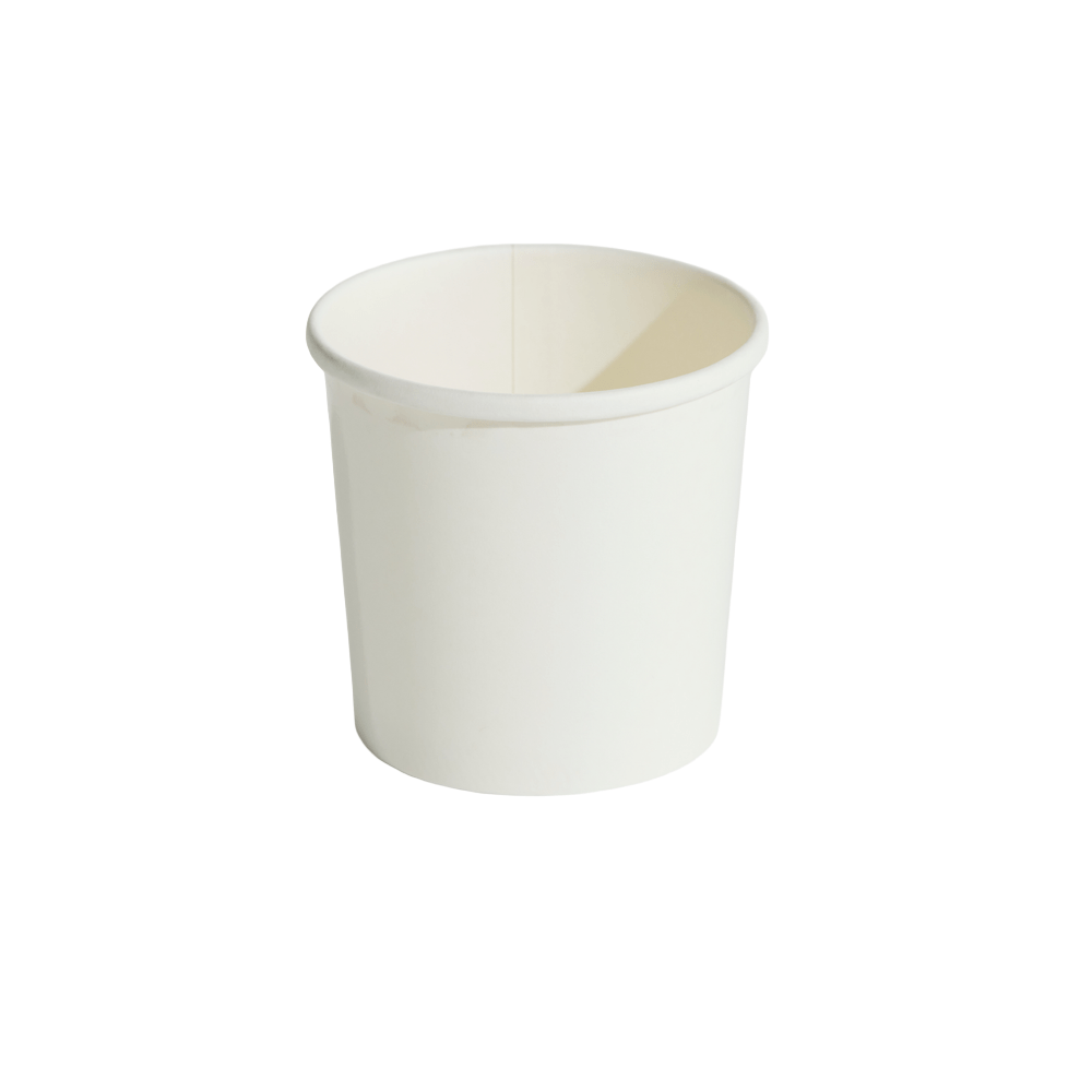 360mL (12oz) White Food Container & Lid Combo - TEM IMPORTS™
