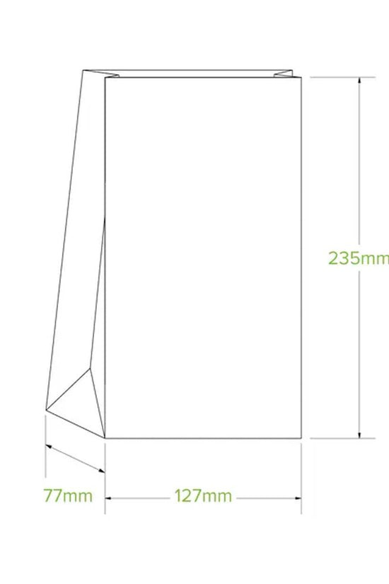 #4 SOS White Paper Bag - 2000/CTN - TEM IMPORTS™