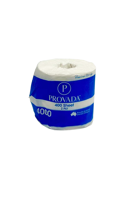 Provada 2-Ply 400 Sheets Toilet Tissue Ultrasoft White - 48Rolls/Carton