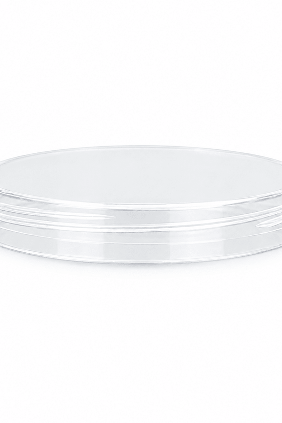 400mL Clear Plastic Jar – 89mm Neck, Straight-Sided with PET Lid - TEM IMPORTS™