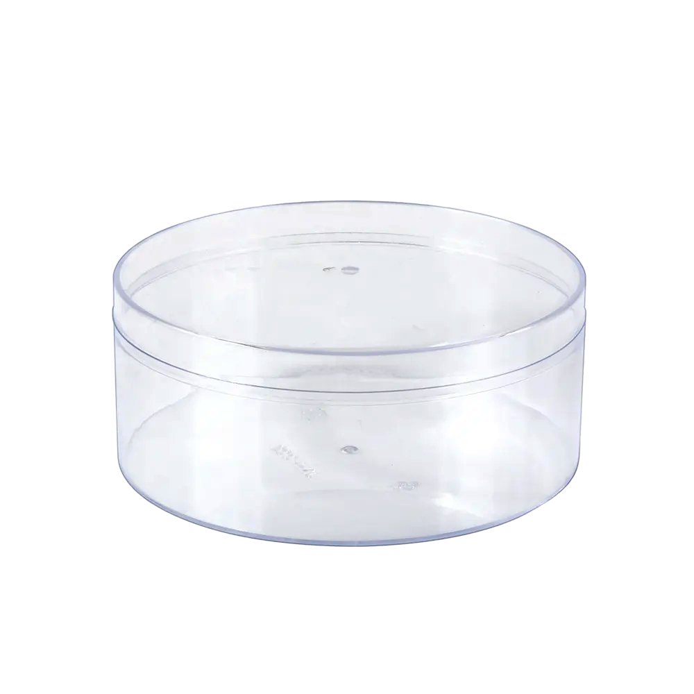 400mL Clear Round Container With Hard Lid - TEM IMPORTS™