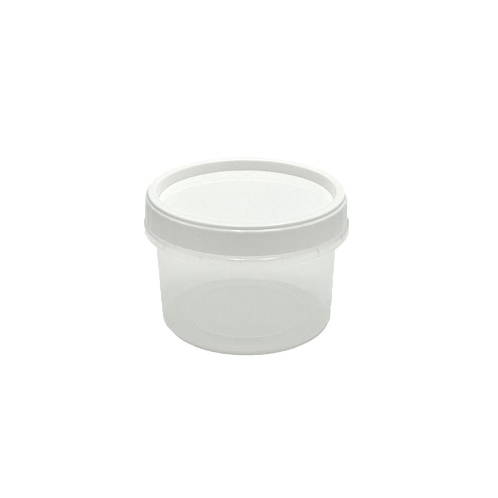 400mL Screw White Twist Top Round Container Set - TEM IMPORTS™