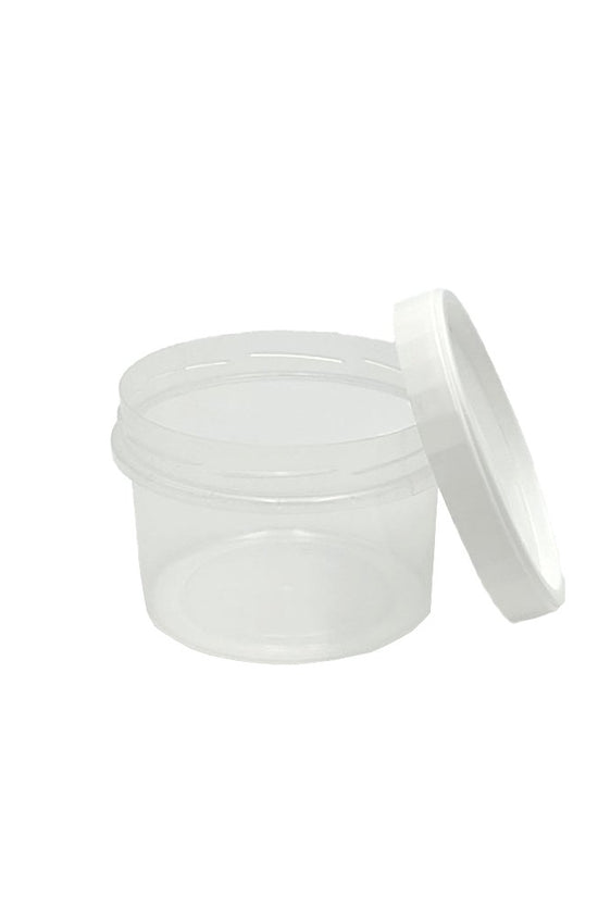 400mL Screw White Twist Top Round Container Set - TEM IMPORTS™
