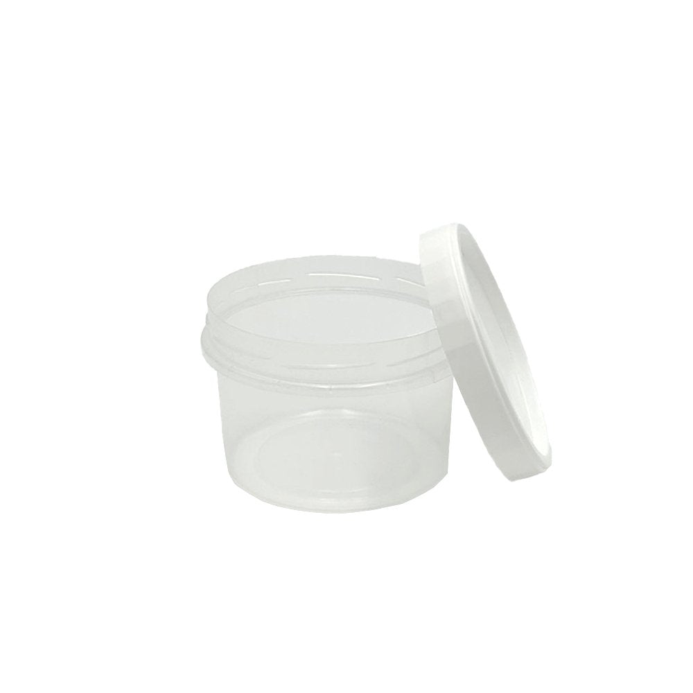 400mL Screw White Twist Top Round Container Set - TEM IMPORTS™