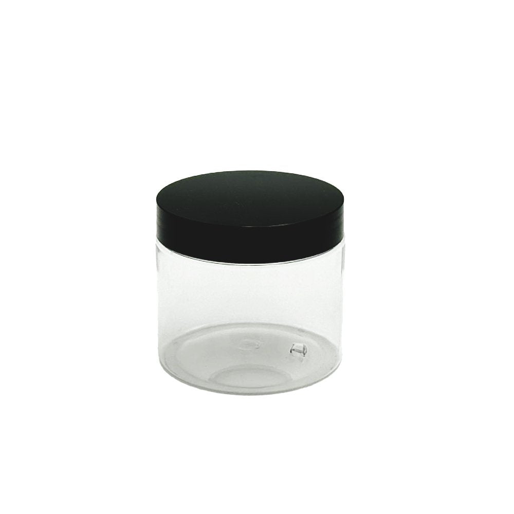 400mL/89mm Neck Straight Sided Plastic Jar With Plastic Lid - TEM IMPORTS™