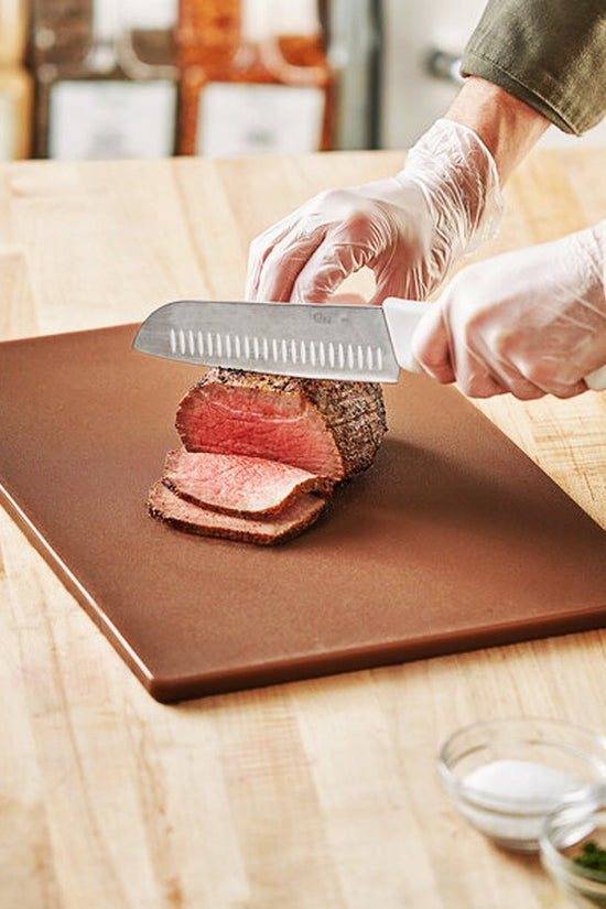 40cm x 25cm Coloured P.E Cutting Board Set (6) - 12mm Thick - TEM IMPORTS™