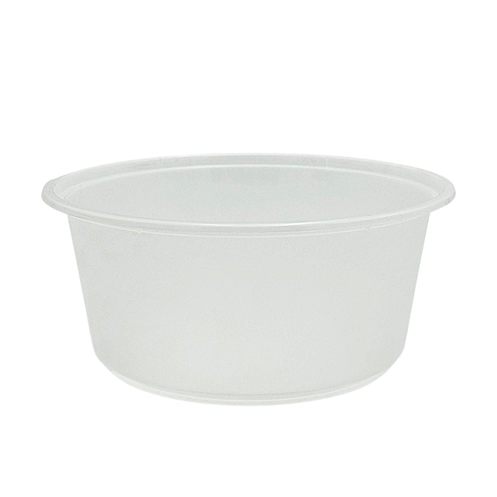 40oz/1200mL Premium Round Clear Frosted Bowl - TEM IMPORTS™