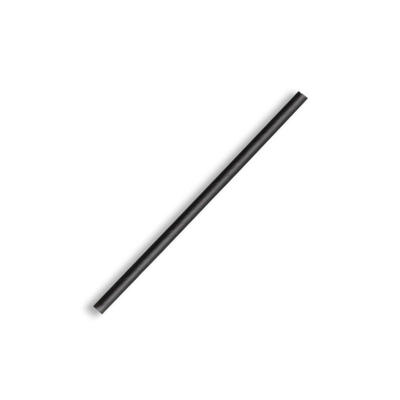 4.5mm Cocktail Black BioStraw - 2500pcs/Ctn - TEM IMPORTS™