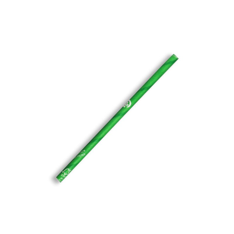 4.5mm Cocktail Green BioStraw - 2500pcs/Ctn - TEM IMPORTS™