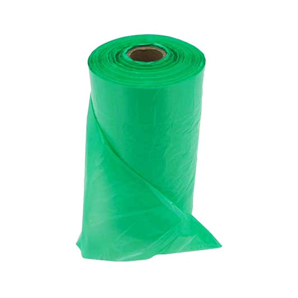 45x25 HDPE Large Green Gusseted Roll Bags - TEM IMPORTS™