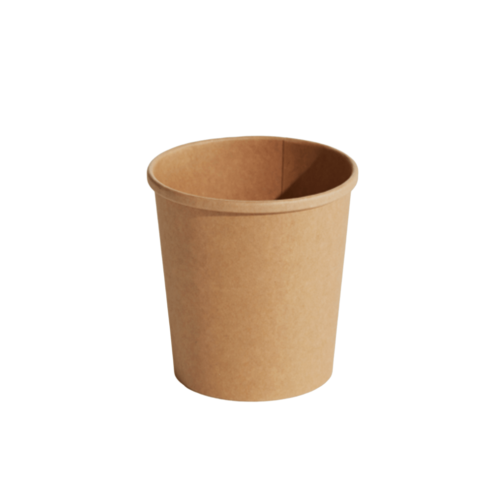 470mL (16oz) Kraft Paper Soup Cup - TEM IMPORTS™