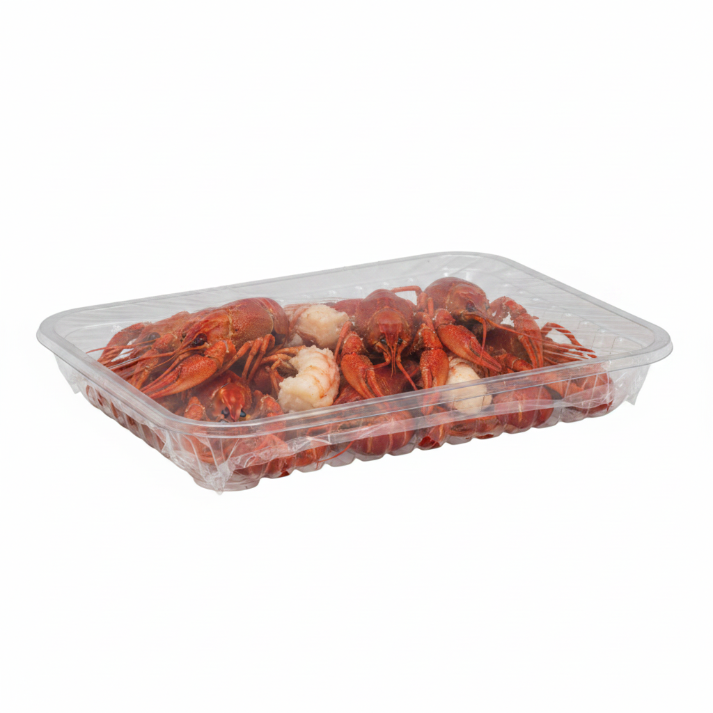 Overwrap Clear PET Deep Tray 239mm x 185mm - 500/CTN