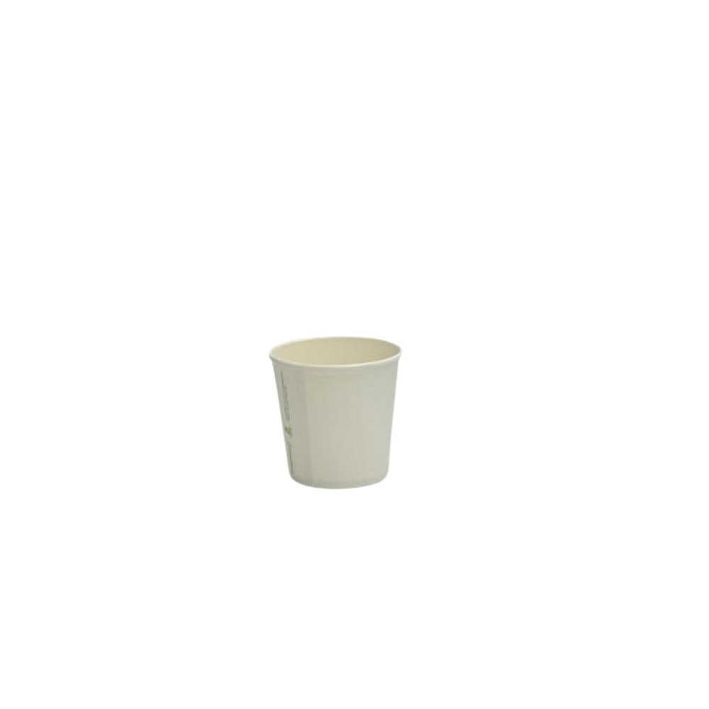 4oz/120mL Aqueous Coated SW (D/62mm) Paper Cup White - TEM IMPORTS™