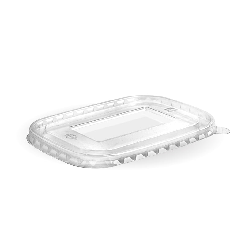 500-1,000mL Clear PET BioBoard Takeaway Lid - 300pcs/Ctn - TEM IMPORTS™