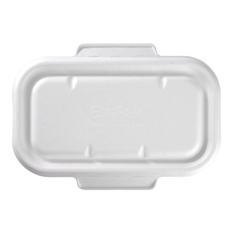 500 & 600mL White Plant Fibre Takeaway Lid - 500pcs/Ctn - TEM IMPORTS™