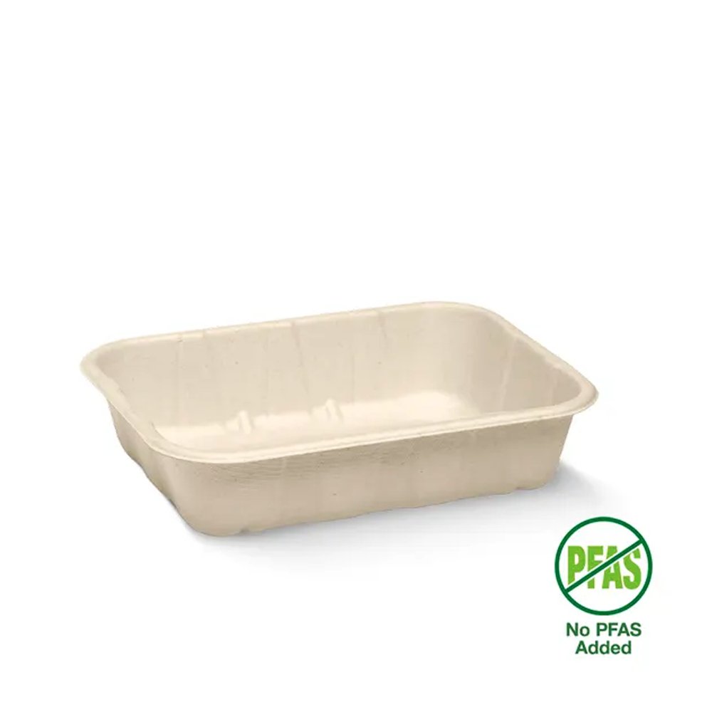 500g Plant Fibre Produce Tray - 500/CTN - TEM IMPORTS™