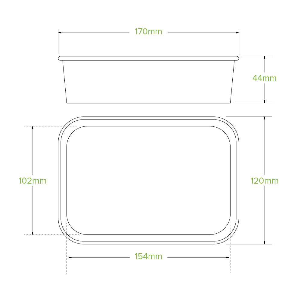 500mL Kraft BioBoard Takeaway Base - 300pcs/Ctn - TEM IMPORTS™