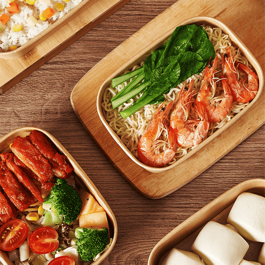 500mL PP Coated Kraft Rectangular Container - TEM IMPORTS™