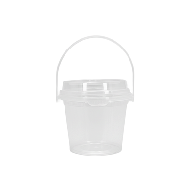 500mL Clear Tamper-Evident Bucket Cups – Fruit Tea & Milk Tea