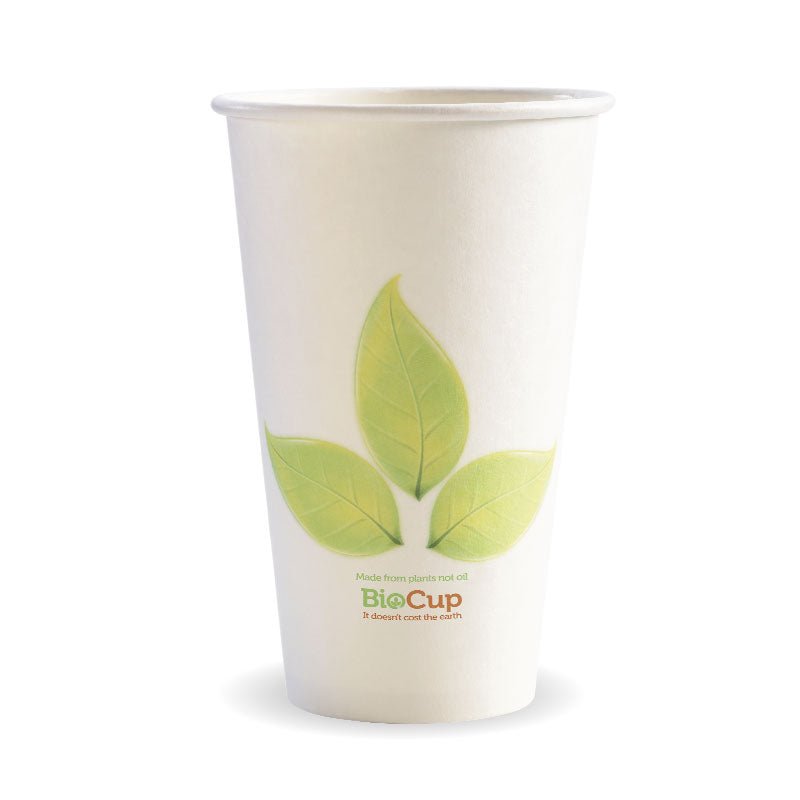 510mL/16oz (90mm) Leaf Single Wall BioCup - 1000/CTN - TEM IMPORTS™