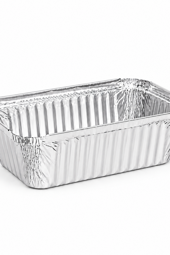 560mL Oblong Takeaway Foil Tray - 500/CTN - TEM IMPORTS™