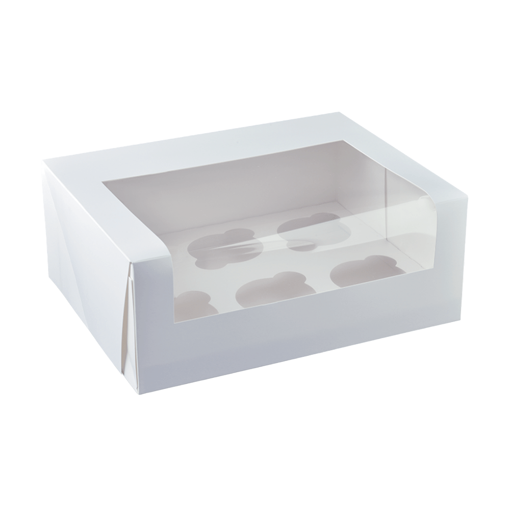 6 Cupcake Insert White - TEM IMPORTS™