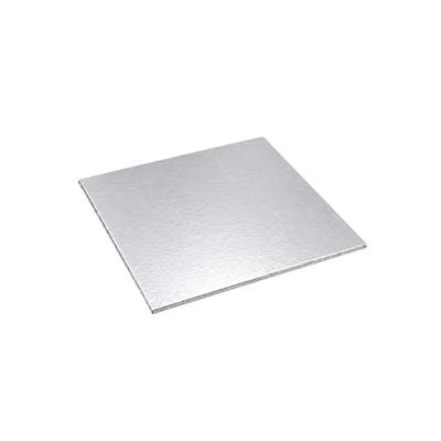 6 Inch Square Silver Foil Cake Board – Standard Cake Board - TEM IMPORTS™