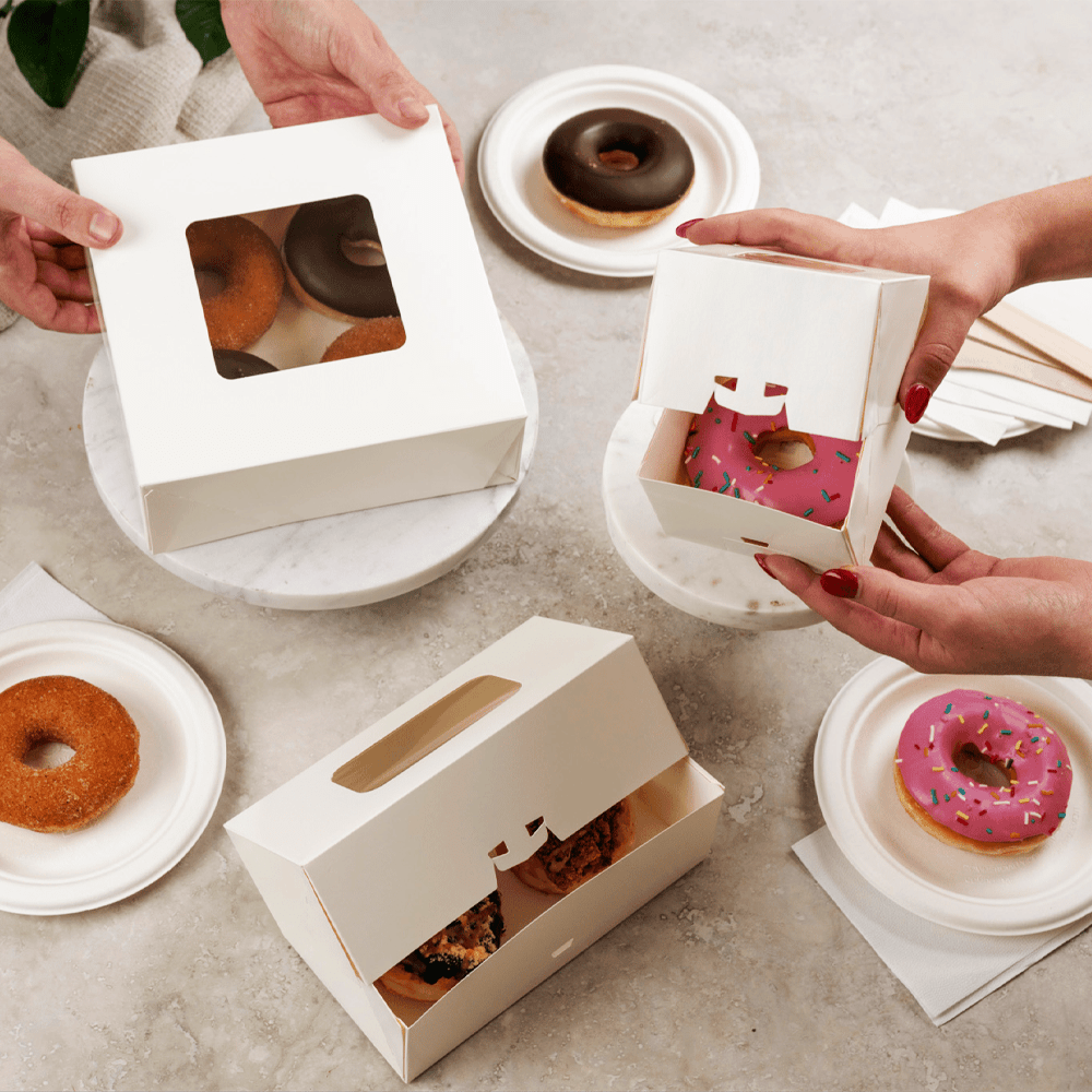 6 Pack Window Donut Box - 200/CTN - TEM IMPORTS™