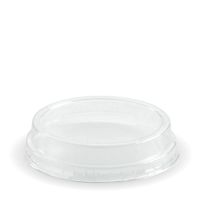 60-280mL (76mm) Dome No Hole Clear BioCup Lid - 2000pcs/ctn - TEM IMPORTS™