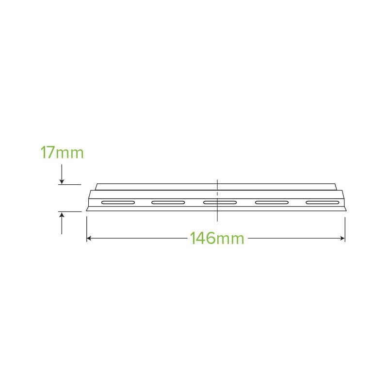 600-700ml Clear Wide BioBowl Lid - 600pcs/Ctn - TEM IMPORTS™