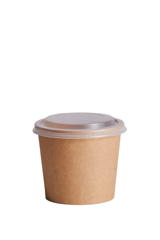 600mL (20oz) Kraft PP Paperway™ Round Container - TEM IMPORTS™