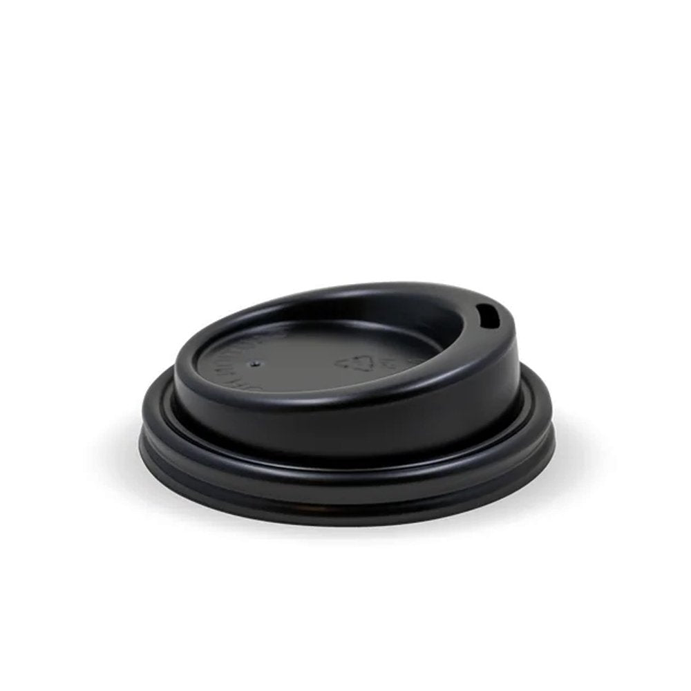 63mm / 4oz Black PS Sipper BioCup Lid - 1000pcs/Ctn - TEM IMPORTS™