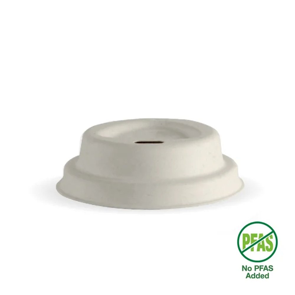 63mm / 4oz Natural Plant Fibre BioCup Lid - 2000pcs/Ctn - TEM IMPORTS™