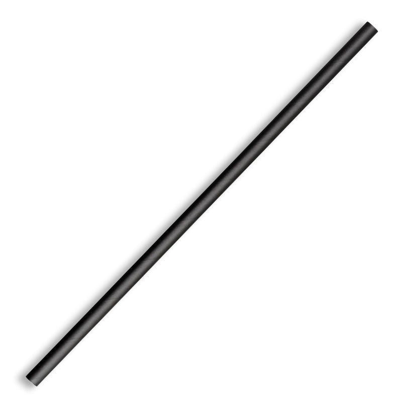 6mm Regular Black BioStraw - 2500pcs/Ctn - TEM IMPORTS™