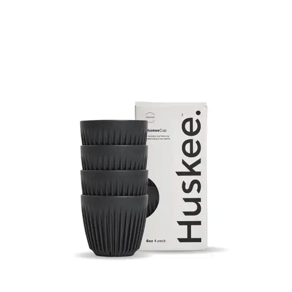 6oz Charcoal HuskeeCup 4 - Pack - TEM IMPORTS™