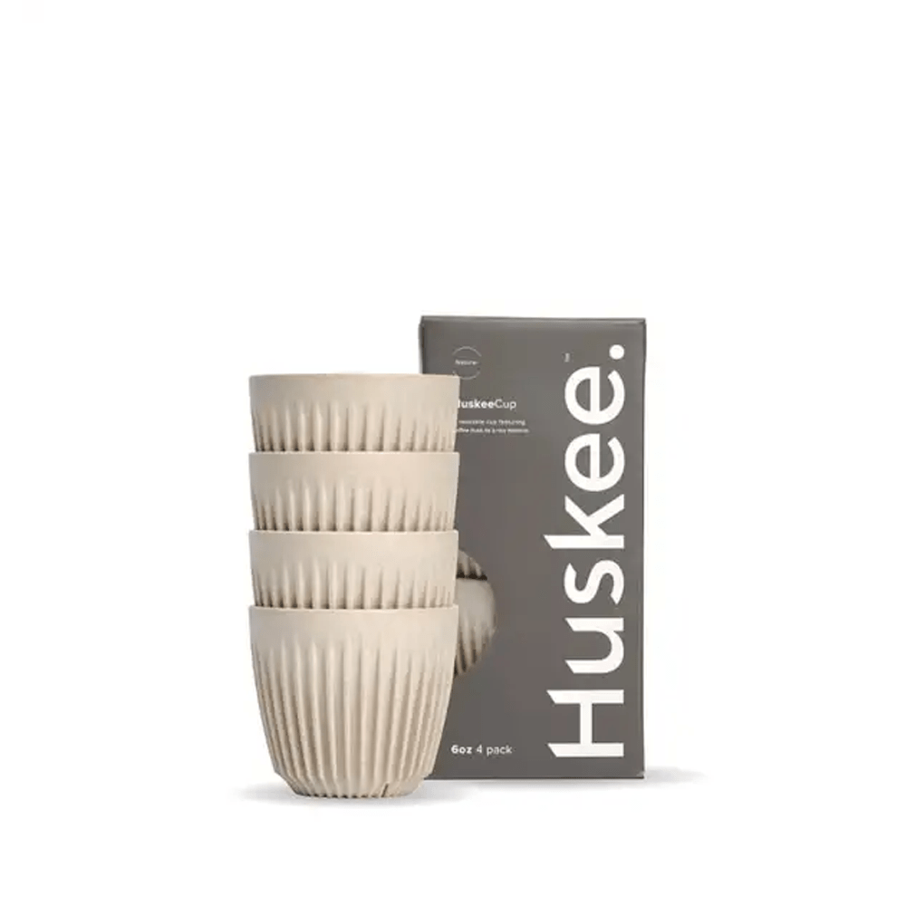 6oz Natural HuskeeCup 4 - Pack - TEM IMPORTS™