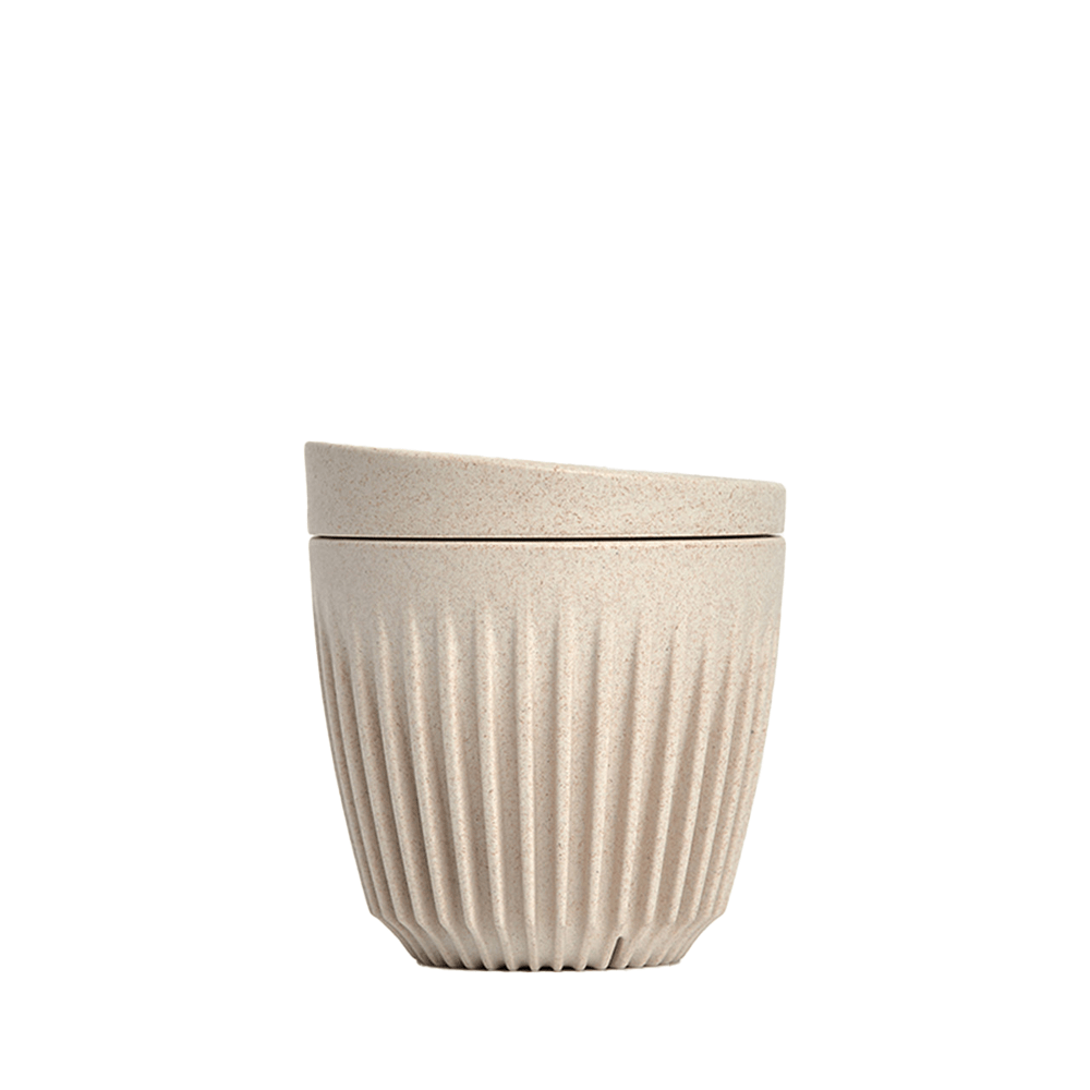 6oz Natural HuskeeCup & Lid - TEM IMPORTS™