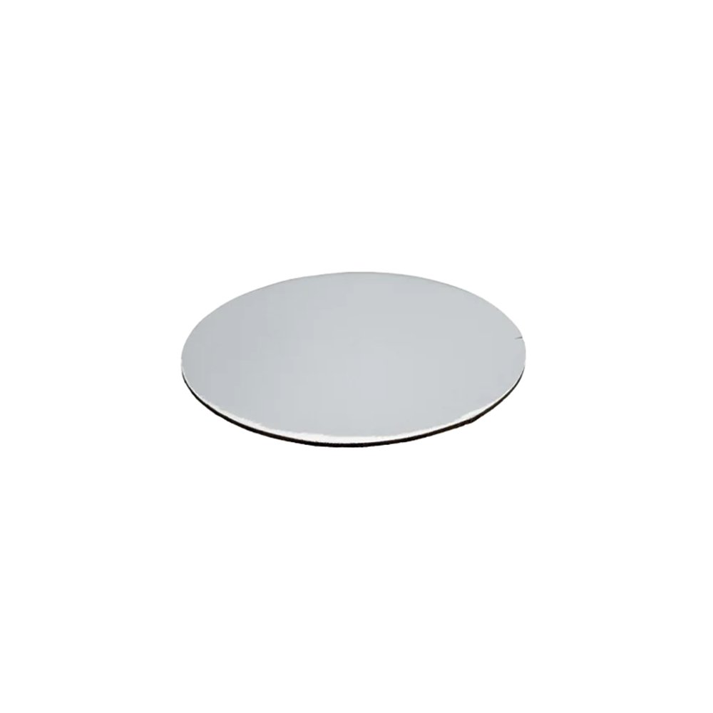 7 Inch Round STD Foil Cake Board - Silver - TEM IMPORTS™