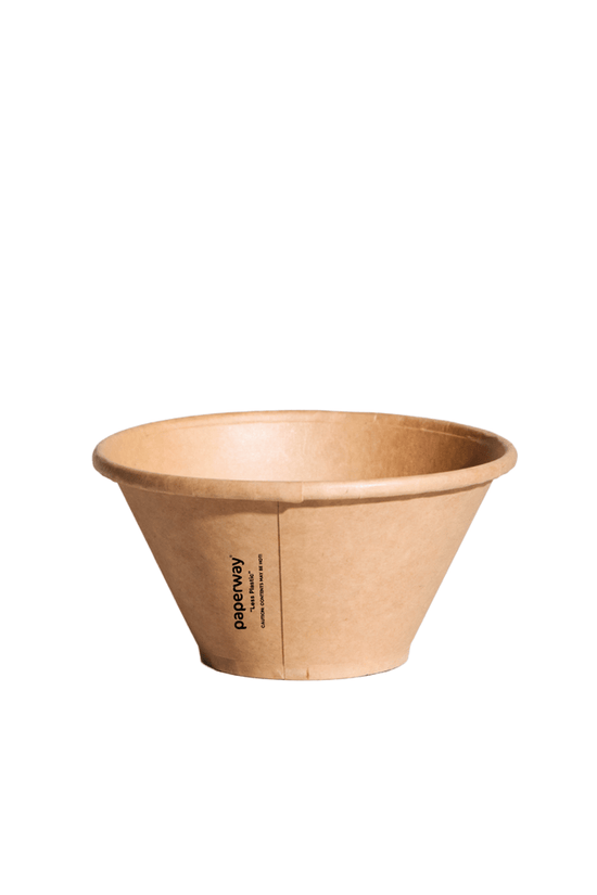 700mL Deluxa Kraft Paper Bowl - 300/CTN - TEM IMPORTS™