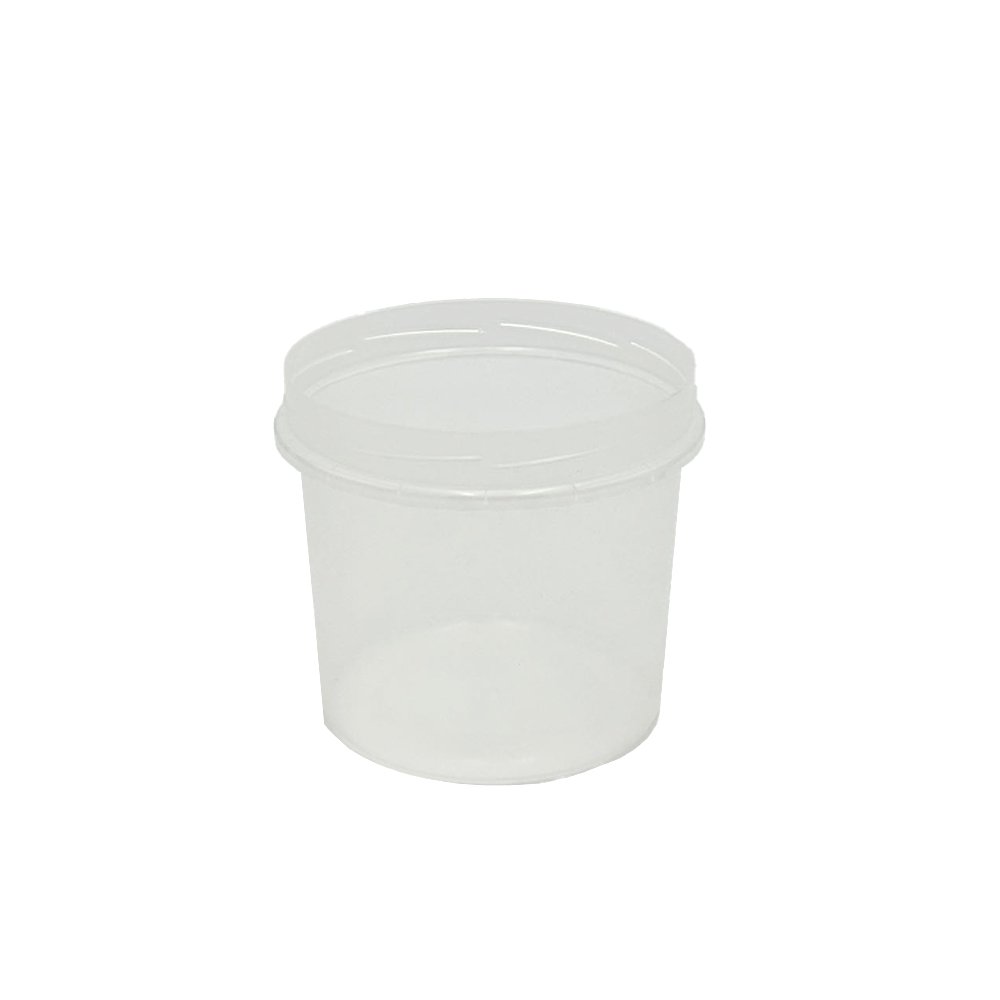 700mL Screw White Twist Top Round Container Set - TEM IMPORTS™