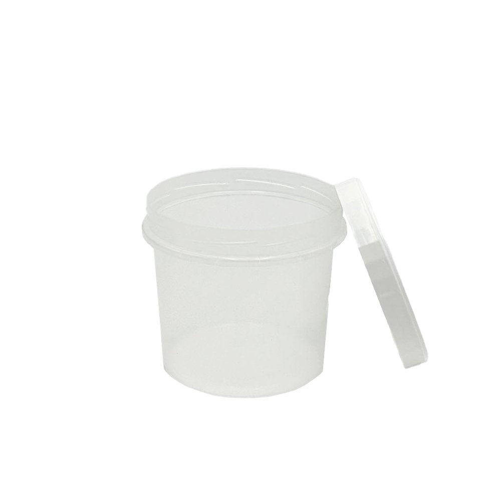 700mL Screw White Twist Top Round Container Set - TEM IMPORTS™