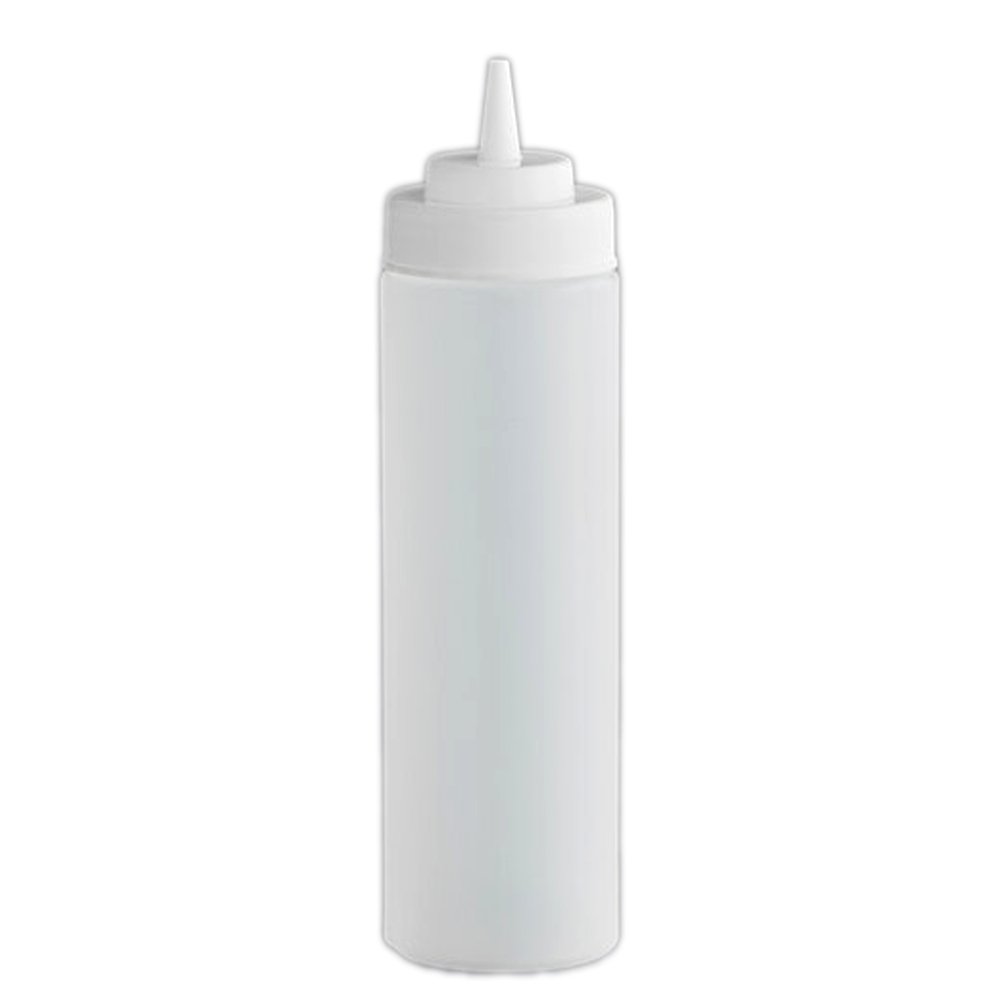 708mL Clear Plastic Squeeze Bottle Wide Mouth - TEM IMPORTS™