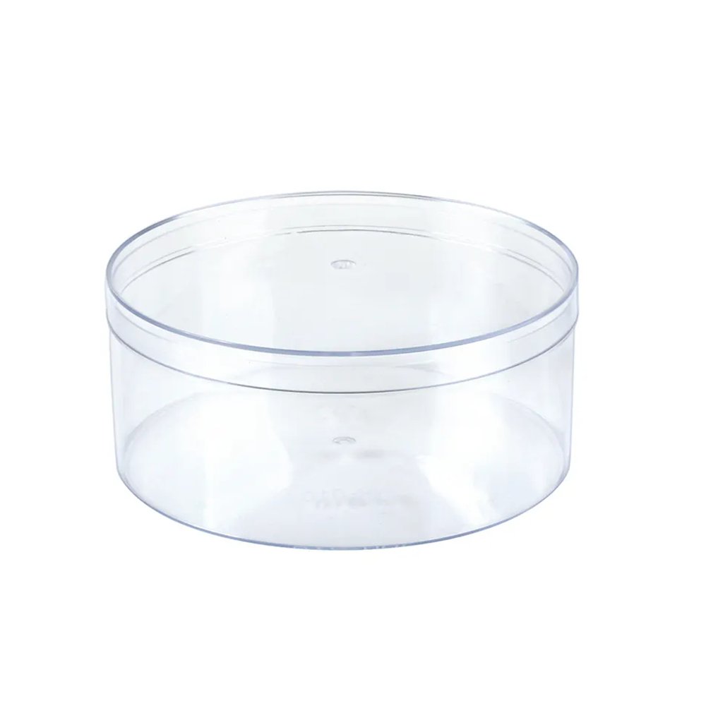 730mL Clear Round Container With Hard Lid - TEM IMPORTS™