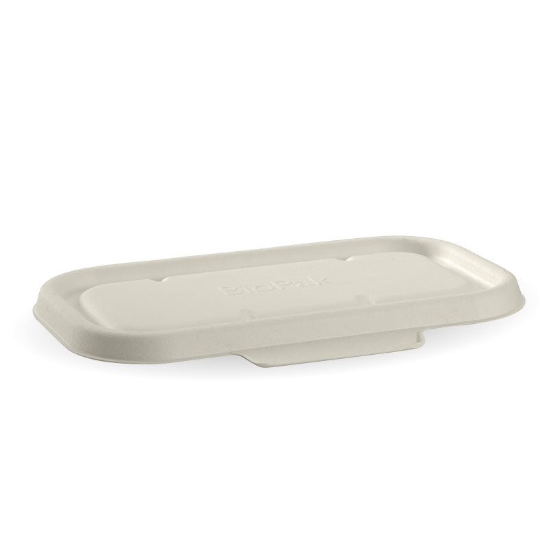 750 & 1000mL White Plant Fibre Takeaway Lid - 500pcs/Ctn - TEM IMPORTS™