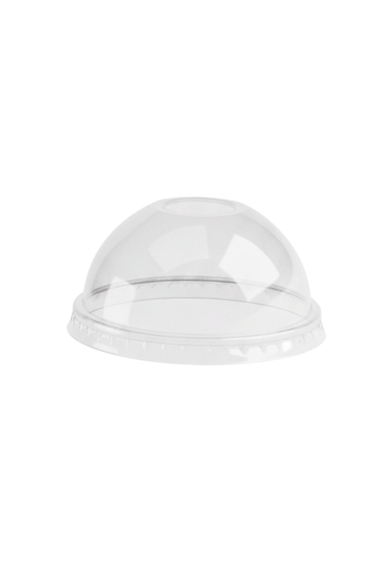 78mm Clear PET Dome Lid No Hole - Fits 3oz Pastel Cups - TEM IMPORTS™