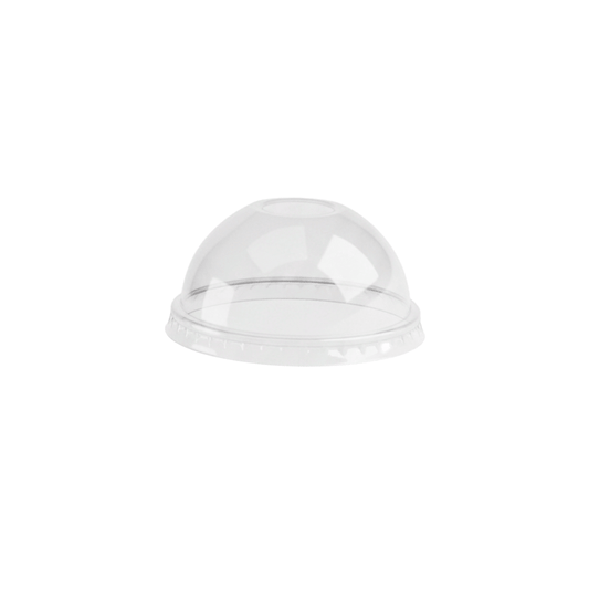 78mm Clear PET Dome Lid No Hole - Fits 3oz Pastel Cups - TEM IMPORTS™