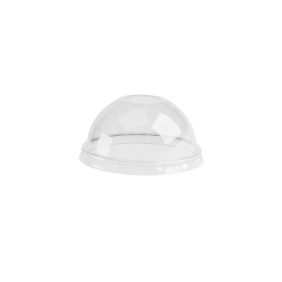 78mm Clear PET Dome Lid No Hole - Fits 3oz Pastel Cups - TEM IMPORTS™