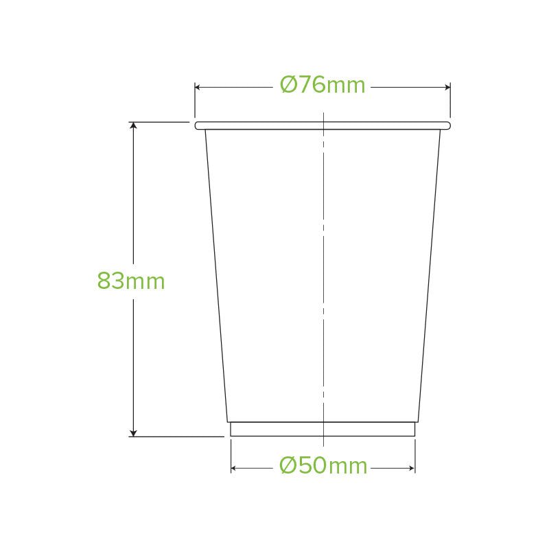 7oz/200mL (76mm) Clear PET BioCup - 2000pcs/ctn - TEM IMPORTS™