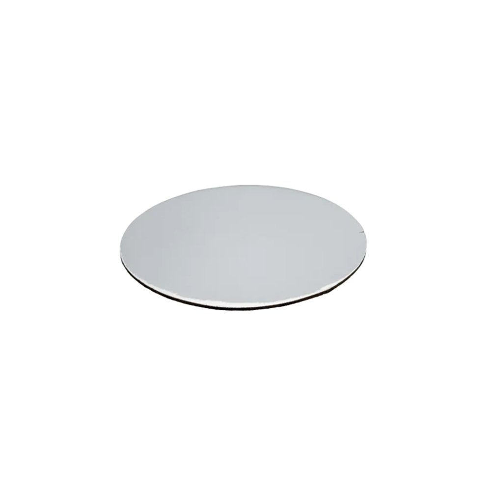 8 Inch Round STD Foil Cake Board - Silver - TEM IMPORTS™